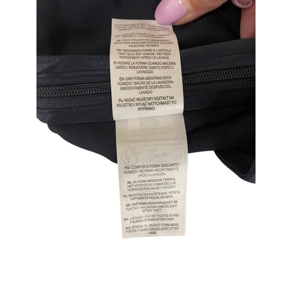 Boden Womens Flowy Skirt UK 12 US 8 Navy Blue Satin Midi Length R0231 NWT - Picture 10 of 15